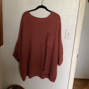 JODIFL Chunky Knit Oversized Sweater • Large/XL